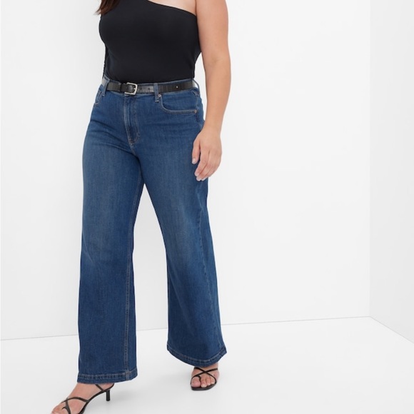 Gap organic cotton high rise stride jeans with washwell - Picture 3 of 6